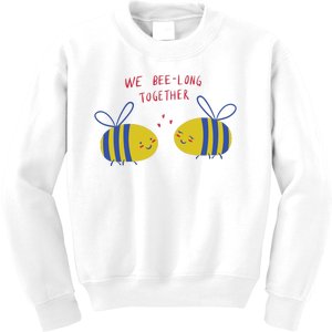 We Belong Together Cute Bee Kids Sweatshirt