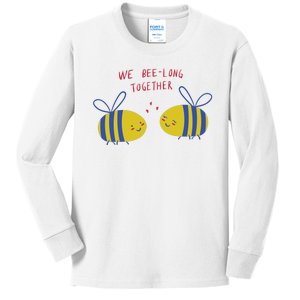 We Belong Together Cute Bee Kids Long Sleeve Shirt