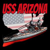 Ww2 Battleship Uss Arizona Bb 39 World War 2 Ship Model Impact Tech Backpack