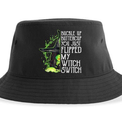 Witch Buckle Up Buttercup You Just Flipped My Witch Switch Sustainable Bucket Hat