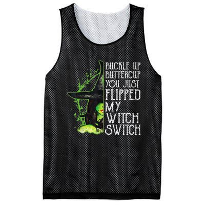 Witch Buckle Up Buttercup You Just Flipped My Witch Switch Mesh Reversible Basketball Jersey Tank