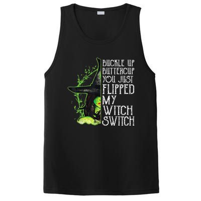 Witch Buckle Up Buttercup You Just Flipped My Witch Switch PosiCharge Competitor Tank