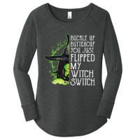 Witch Buckle Up Buttercup You Just Flipped My Witch Switch Women's Perfect Tri Tunic Long Sleeve Shirt