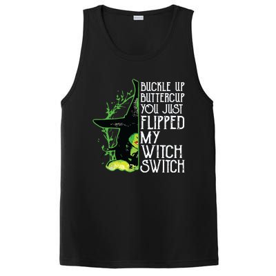 Witch Buckle Up Buttercup You Just Flipped My Witch Switch PosiCharge Competitor Tank