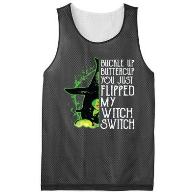 Witch Buckle Up Buttercup You Just Flipped My Witch Switch Mesh Reversible Basketball Jersey Tank