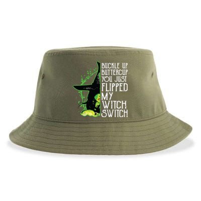 Witch Buckle Up Buttercup You Just Flipped My Witch Switch Sustainable Bucket Hat