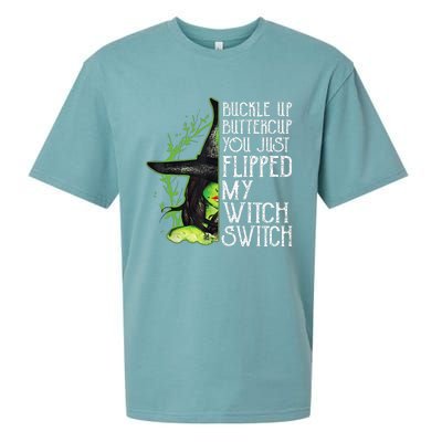 Witch Buckle Up Buttercup You Just Flipped My Witch Switch Sueded Cloud Jersey T-Shirt