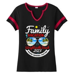 Wrightsville Beach Vacation 2025 Family Matching Beach Group Ladies Halftime Notch Neck Tee