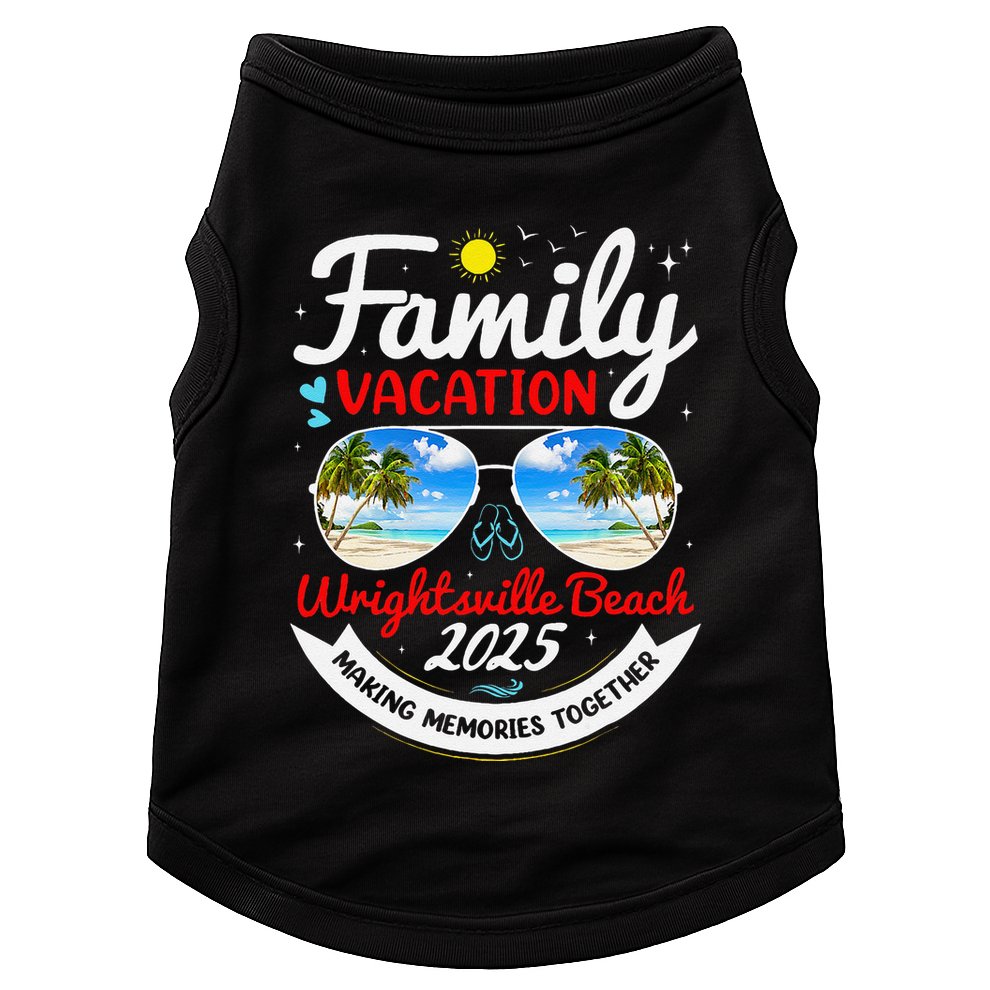 Wrightsville Beach Vacation 2025 Family Matching Beach Group Doggie Tank
