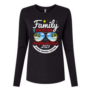 Wrightsville Beach Vacation 2025 Family Matching Beach Group Womens Cotton Relaxed Long Sleeve T-Shirt