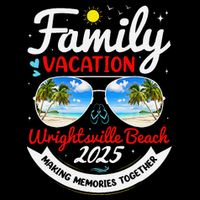 Wrightsville Beach Vacation 2025 Family Matching Beach Group Tall T-Shirt