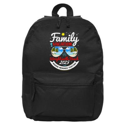 Wrightsville Beach Vacation 2025 Family Matching Beach Group 16 in Basic Backpack