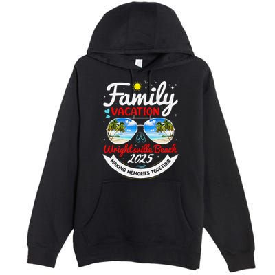 Wrightsville Beach Vacation 2025 Family Matching Beach Group Premium Pullover Hoodie