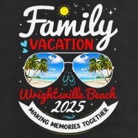 Wrightsville Beach Vacation 2025 Family Matching Beach Group 12oz Stainless Steel Coffee Mug