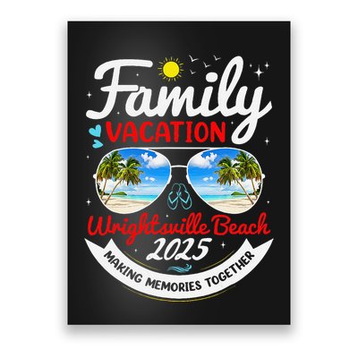 Wrightsville Beach Vacation 2025 Family Matching Beach Group Poster