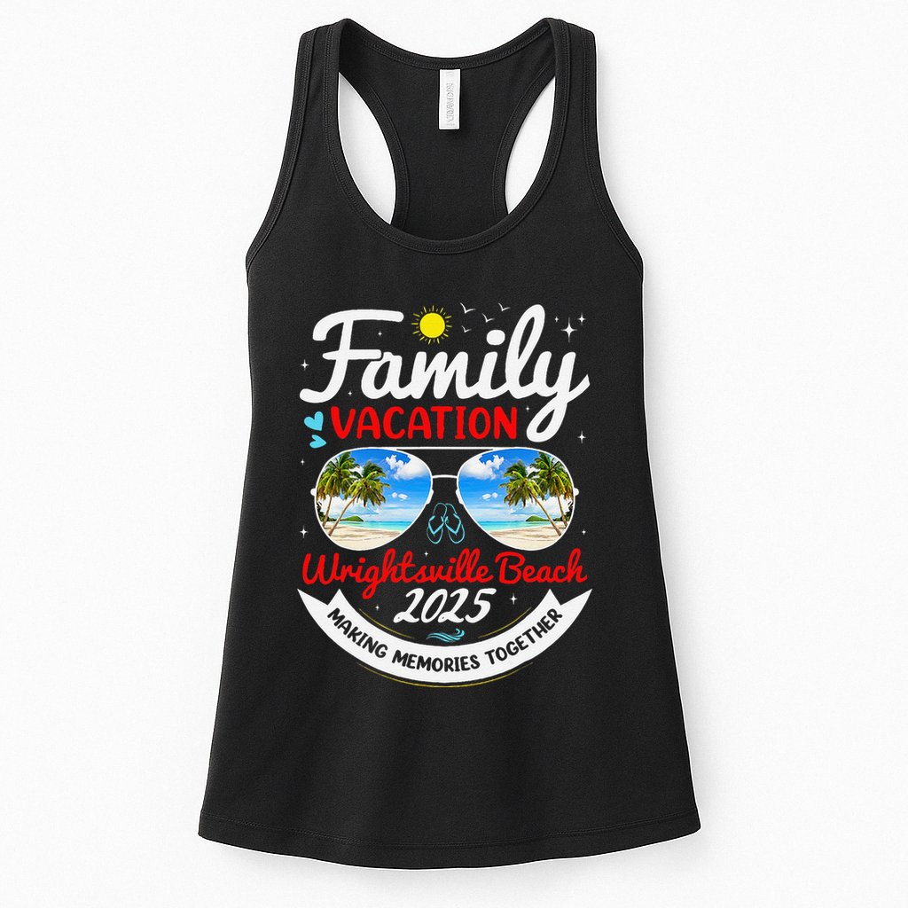 Wrightsville Beach Vacation 2025 Family Matching Beach Group Womens Tank Top