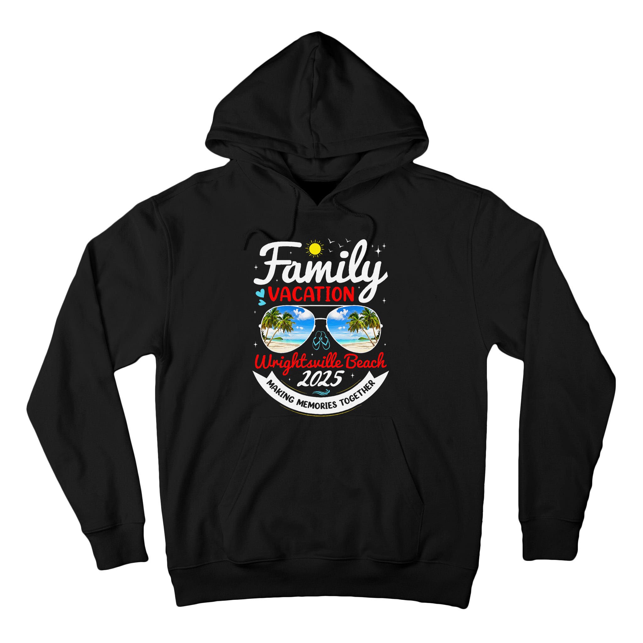 Wrightsville Beach Vacation 2025 Family Matching Beach Group Tall Hoodie