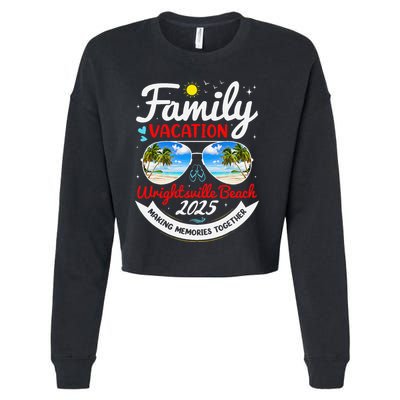 Wrightsville Beach Vacation 2025 Family Matching Beach Group Cropped Pullover Crew