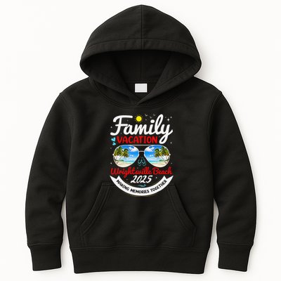 Wrightsville Beach Vacation 2025 Family Matching Beach Group Kids Hoodie