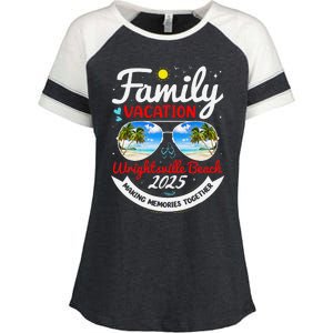 Wrightsville Beach Vacation 2025 Family Matching Beach Group Enza Ladies Jersey Colorblock Tee