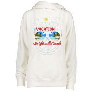 Wrightsville Beach Vacation 2025 Family Matching Beach Group Womens Funnel Neck Pullover Hood