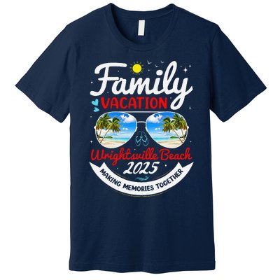 Wrightsville Beach Vacation 2025 Family Matching Beach Group Premium T-Shirt