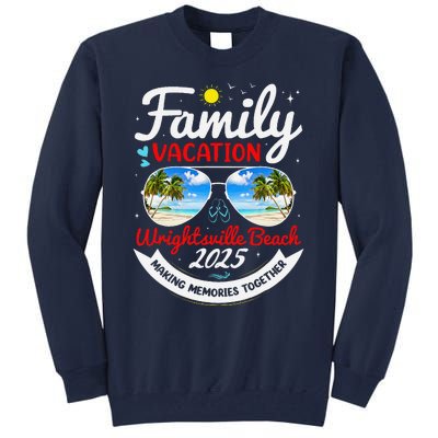 Wrightsville Beach Vacation 2025 Family Matching Beach Group Tall Sweatshirt