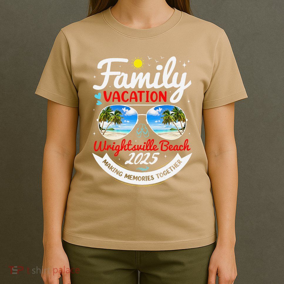 Wrightsville Beach Vacation 2025 Family Matching Beach Group T-Shirt