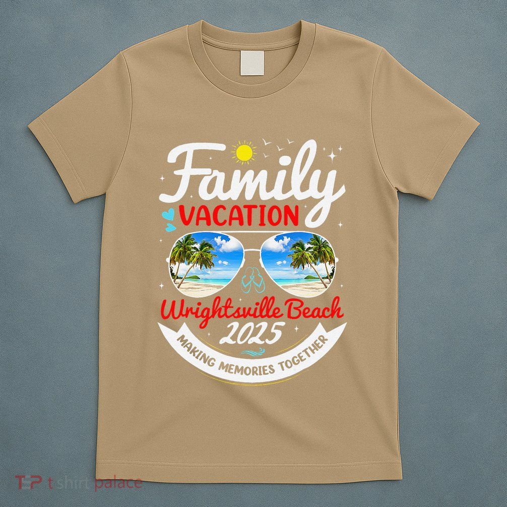 Wrightsville Beach Vacation 2025 Family Matching Beach Group T-Shirt