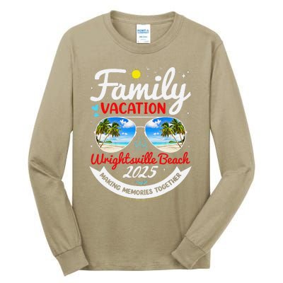 Wrightsville Beach Vacation 2025 Family Matching Beach Group Tall Long Sleeve T-Shirt