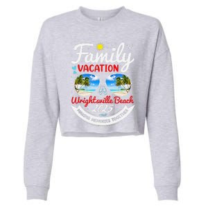 Wrightsville Beach Vacation 2025 Family Matching Beach Group Cropped Pullover Crew