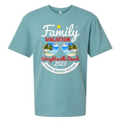 Wrightsville Beach Vacation 2025 Family Matching Beach Group Sueded Cloud Jersey T-Shirt