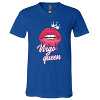 Wo Birthday Virgo Queen Virgo Zodiac Sign Cool Gift V-Neck T-Shirt