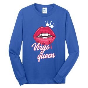 Wo Birthday Virgo Queen Virgo Zodiac Sign Cool Gift Tall Long Sleeve T-Shirt