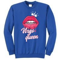 Wo Birthday Virgo Queen Virgo Zodiac Sign Cool Gift Tall Sweatshirt