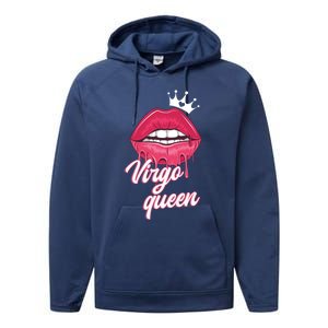 Wo Birthday Virgo Queen Virgo Zodiac Sign Cool Gift Performance Fleece Hoodie