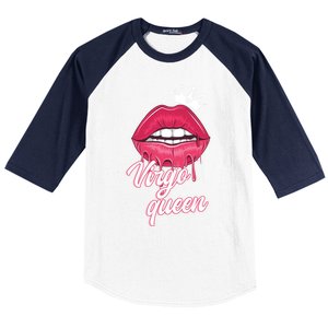 Wo Birthday Virgo Queen Virgo Zodiac Sign Cool Gift Baseball Sleeve Shirt