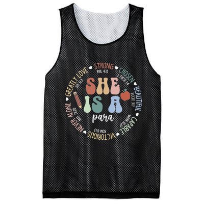 Women Bible Verse Christian Para God Says Back To School Mesh Reversible Basketball Jersey Tank