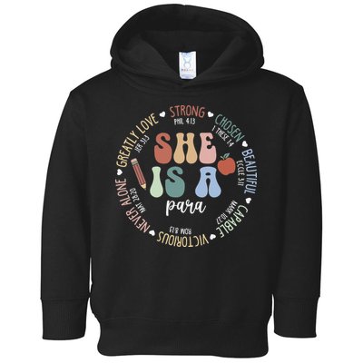 Women Bible Verse Christian Para God Says Back To School Toddler Hoodie
