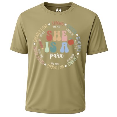 Women Bible Verse Christian Para God Says Back To School Cooling Performance Crew T-Shirt