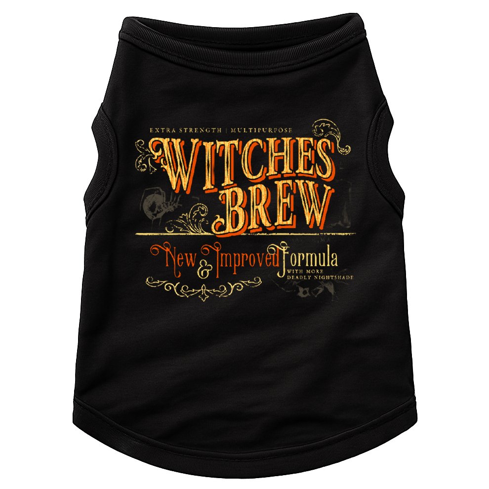 Witches Brew Vintage Halloween Movie Doggie Tank