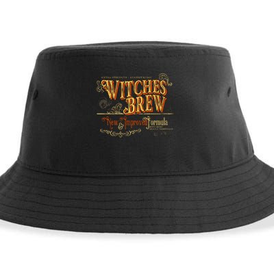 Witches Brew Vintage Halloween Movie Sustainable Bucket Hat