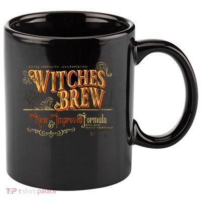 Witches Brew Vintage Halloween Movie 11oz C Handle Ceramic Mug