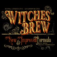 Witches Brew Vintage Halloween Movie Flatbill Hat