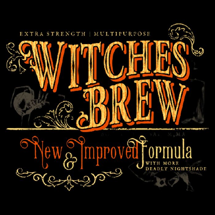 Witches Brew Vintage Halloween Movie Flatbill Hat