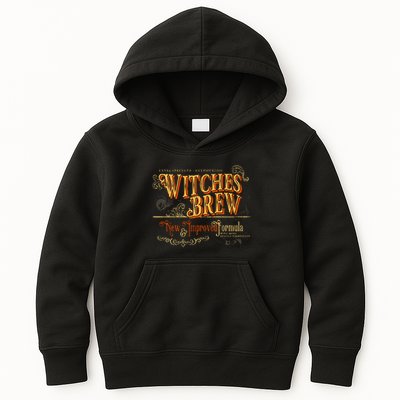 Witches Brew Vintage Halloween Movie Kids Hoodie