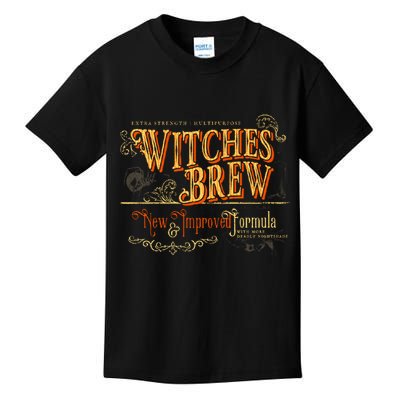 Witches Brew Vintage Halloween Movie Kids T-Shirt