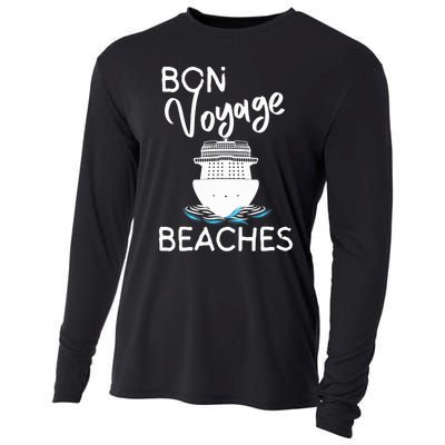 Wo's Bon Voyage Beaches Cruise Ship Graphic For Cruisers Cooling Performance Long Sleeve Crew