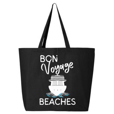 Wo's Bon Voyage Beaches Cruise Ship Graphic For Cruisers 25L Jumbo Tote