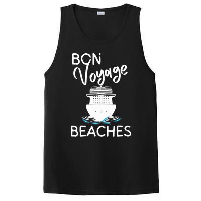 Wo's Bon Voyage Beaches Cruise Ship Graphic For Cruisers PosiCharge Competitor Tank